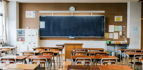 empty school room